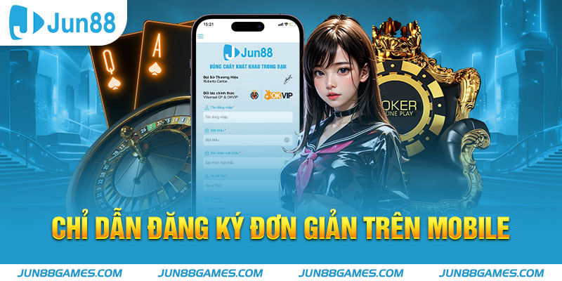 Chỉ dẫn đăng ký đơn giản trên Mobile